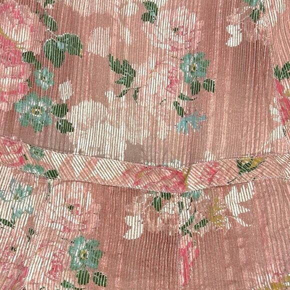 Free People Ethereal Dainty Cottage Bordeaux Floral Maxi Skirt Size Small - Picture 10 of 15